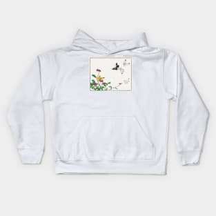 Butterflies and flower Kids Hoodie